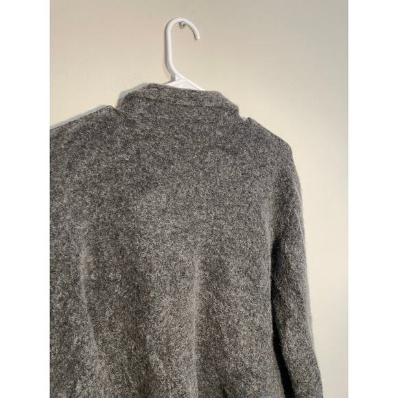 Eileen Fisher Luxurious Waterfall Front Mohair Blend Cardigan - Picture 7 of 10